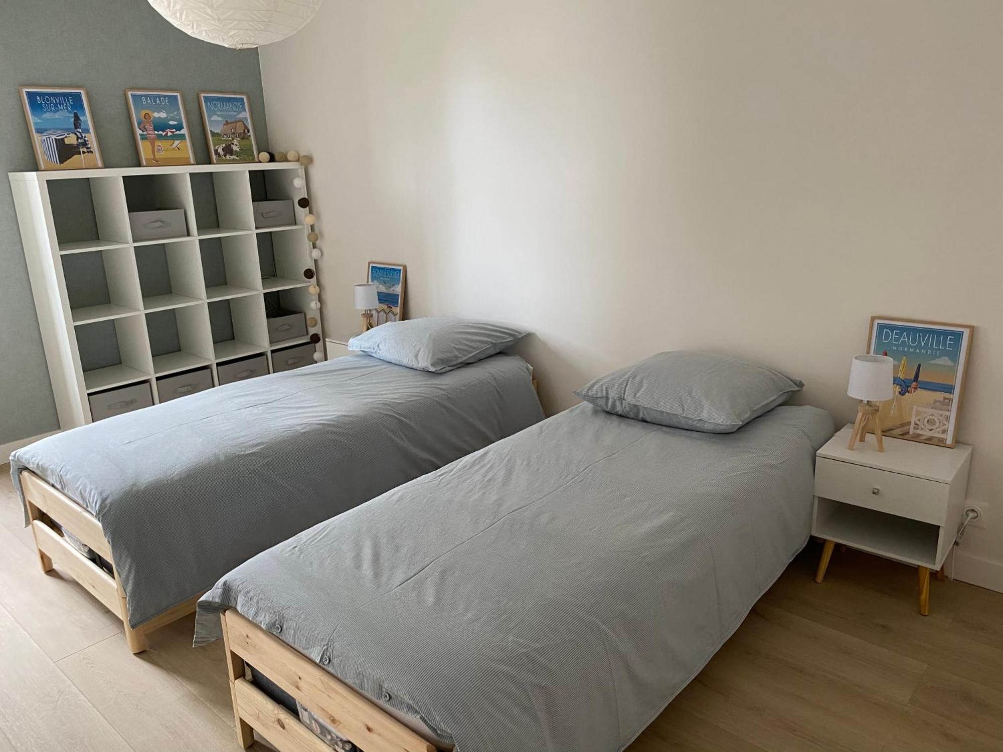 Appartement 65M2 Avec Balcon Vues Partielles Mer A 150M De La Plage Et Centre, Wifi Et Parking Prive ブロンヴィル・シュル・メール エクステリア 写真